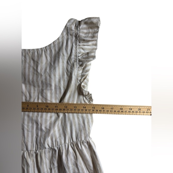 SHEIN Ruffle Sleeve Striped Tank Top size medium sleeveless top - Picture 3 of 7